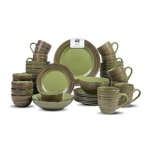 48 Piece Dinnerware Set (Oak Forest / Service for 8 - 48pc Set)