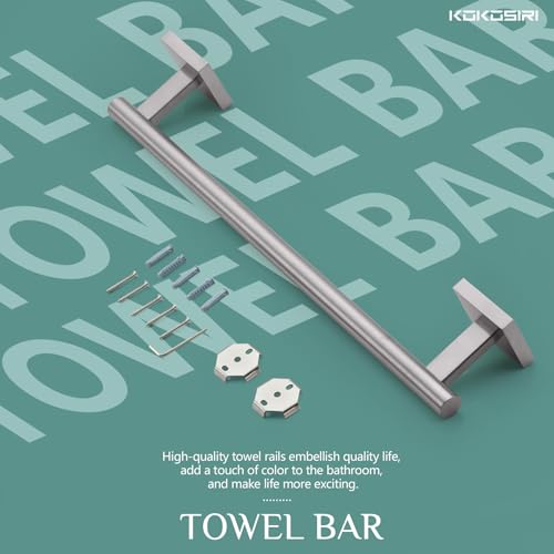 Towel Holder 16 Inch Bathroom Hand Towel Bar for Bath Kitchen Toilet Brushed Nickel Stainless Steel B4005BR (Brushed Nickel / 16-Inch)