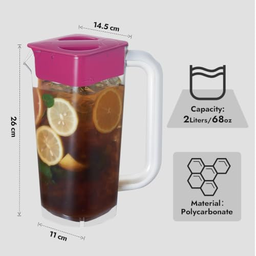1 Pack 2 Liters (Red)