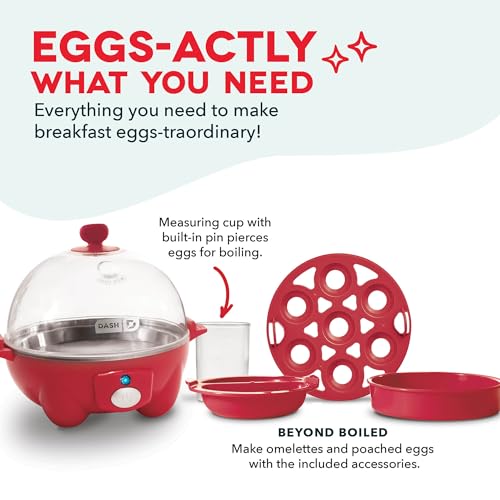 Rapid Egg Cooker (7 Eggs / Red)