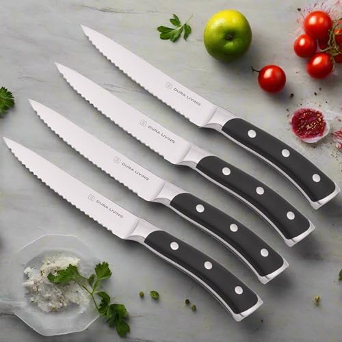 8 Piece Serrated Kitchen Steak Knife Set