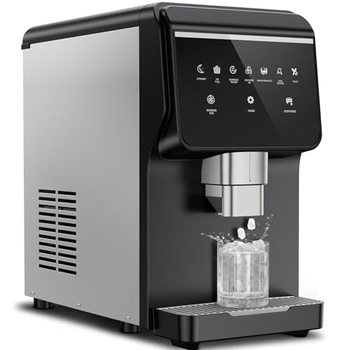 Nugget Ice Maker Countertop with 7Lbs Storage (Nugget Ice Countertop-90LBS/24H)