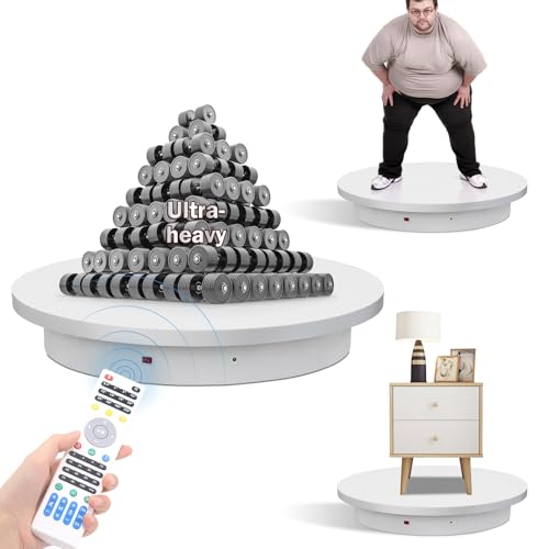 23.6In Remote Large Motorized electric turntable Rotating platform Photography Turntable Motorized lazy susan Base giratoria para for Photography