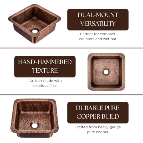 Kitchen & Bar Sink (Pure Copper)