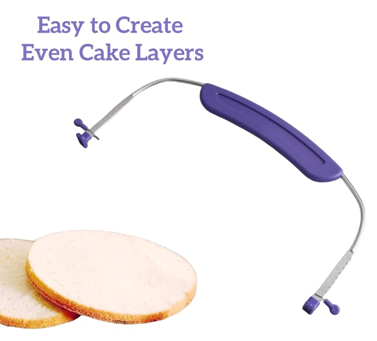 Adjustable Cake Leveler Cutter for Leveling Tops (purple Cake Leveler)