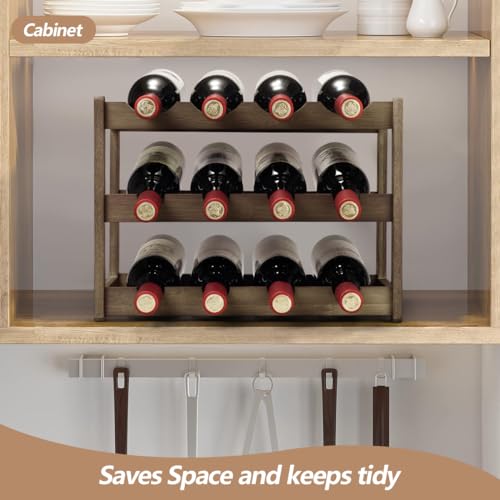 Bamboo Wine Rack (3 Tier Moca)