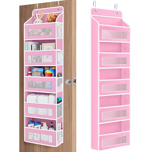 Over the Door Organizer for Bedroom (Pink / 1 Pack (Standard))