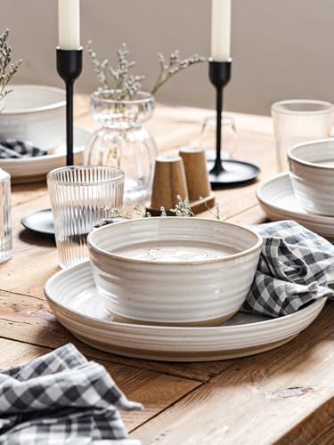 Ceramic Dinnerware Sets for 4 (Dinnerware & Mug 16 pieces)