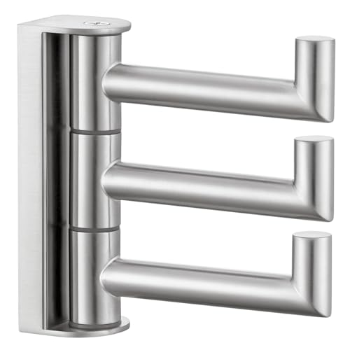 Swivel Towel Hook Brushed Nickel (1 Pack / Brushed Nickel)