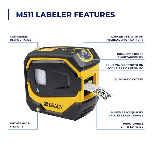 M511 Portable Wireless Industrial Label Printer