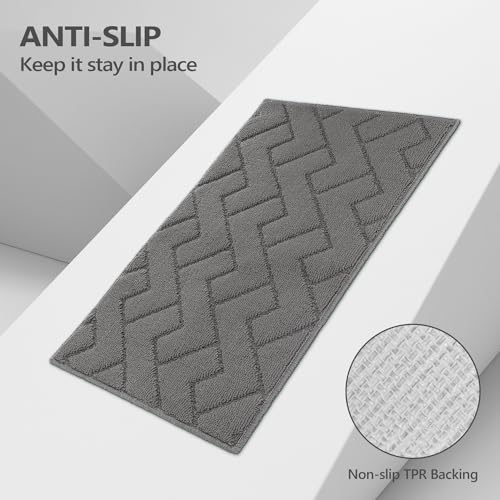 Kitchen Runner Rug (Grey / 20"x48"+20"x32")