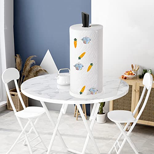 Black Paper Towel Holder Countertop (Black)