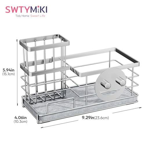 Kitchen Sink Caddy Organizer (Silver-drying Stone)
