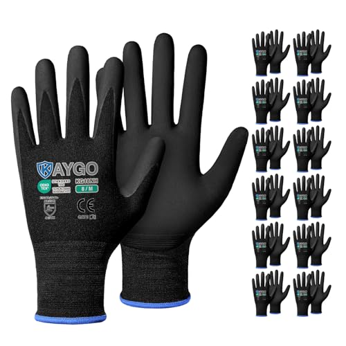 Safety Work Gloves (12 Count)