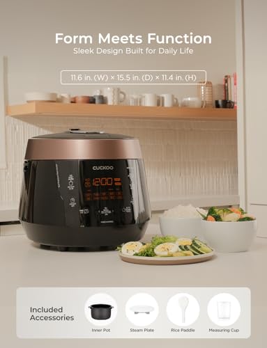 High Pressure Rice Cooker (10 cups / Black)