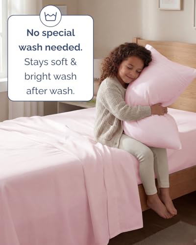 Twin Size 3 Piece Sheet Set (30 - Lavender Pink / Twin)