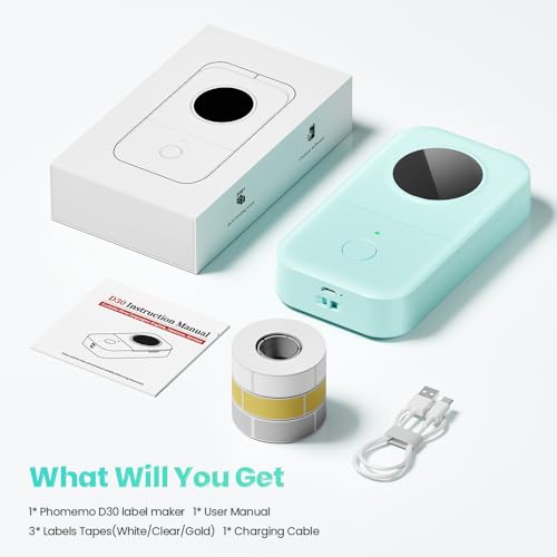 D30 Portable Thermal Printer (Green)