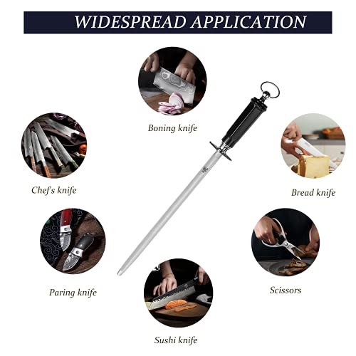 10 Inch Flat Diamond Knife Sharpening Rod