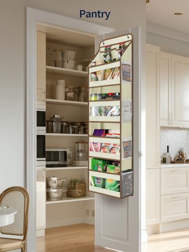 5 Tier Over the Door Organizer (Beige / 5 Tier)