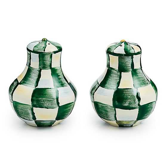 Salt and Pepper Set (Emerald Check / Small)