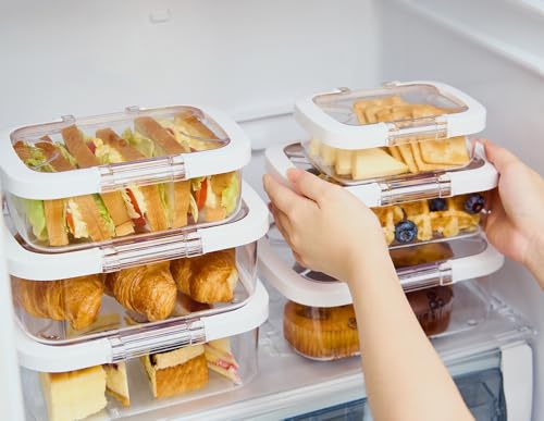 Duo Loc Meal Prep Container for Refrigerator (Fridge Organizer 12pk)