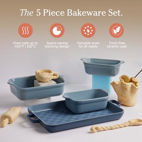 Bakeware Set 5 (Blue Salt)