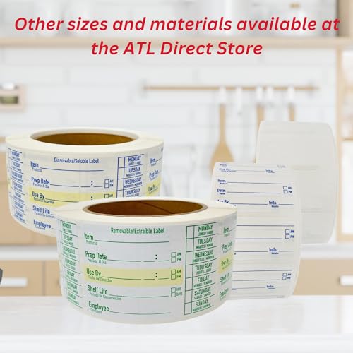 2x3 Dissolvable Food Labels