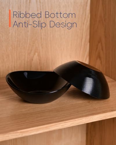 12 OZ Ice Cream Bowl Set of 6 (Black / 12 OZ - Ice Cream Bowls)