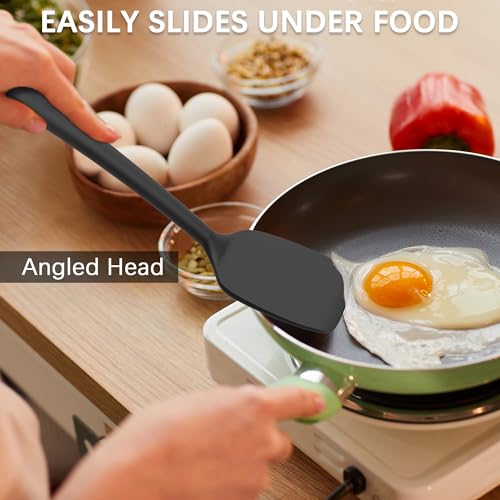 3 Pack Silicone Spatula Set (PureBlack)