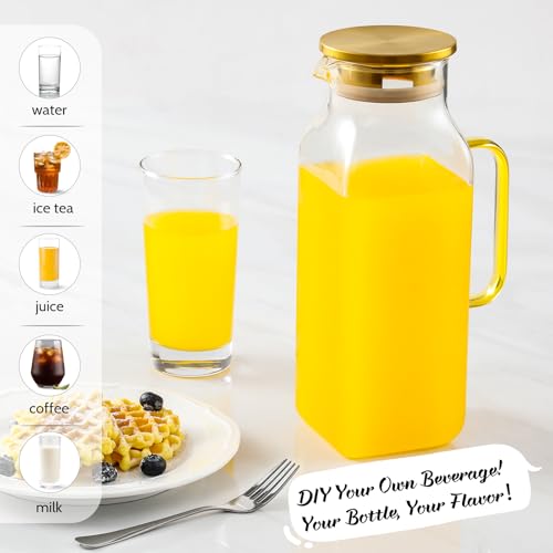 2 Quart 2 Liter 68 oz (Gold / 67.6 Ounces)