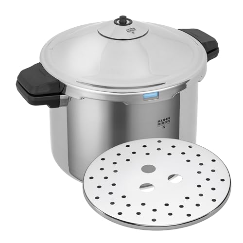 DUROMATIC® Pressure Cooker 11” 8.45 qt family of 6 wide base for better braising (8 QT Pressure Cooker / 8.5 Quarts)