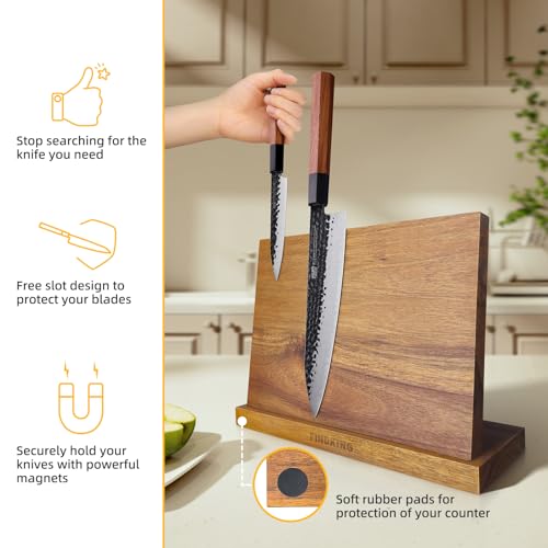 Magnetic Knife Block (Brown)