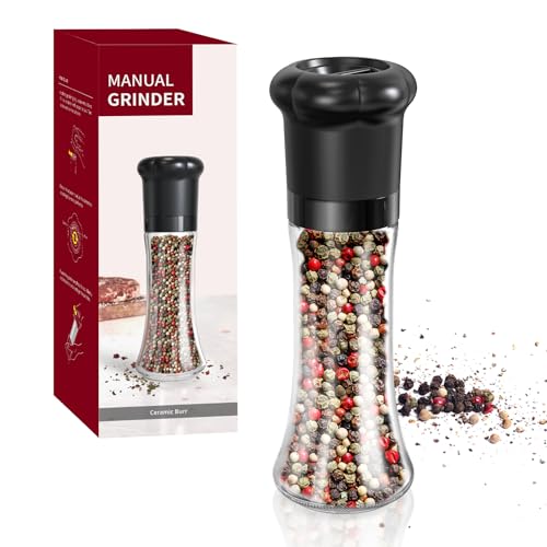 Manual Pepper Grinder (Tall - Black)