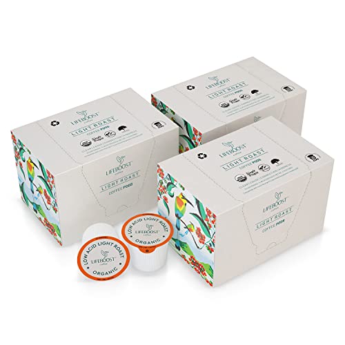 Light Roast Organic Low Acid Coffee K Cups (10 Count (Pack of 1))