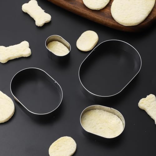 Pill Capsule Long Oval Cookie Cutters 4 Sizes (Oval-Pill Capsule)