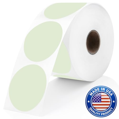 Green Thermal Labels (Green / 735 Stickers)