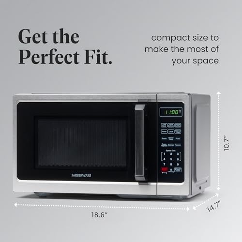 0.9 Cu. Ft. Countertop Microwave Oven (0.9 Cu. Ft. / Stainless)