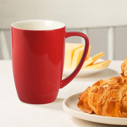 Porcelain Mug Set (Red)