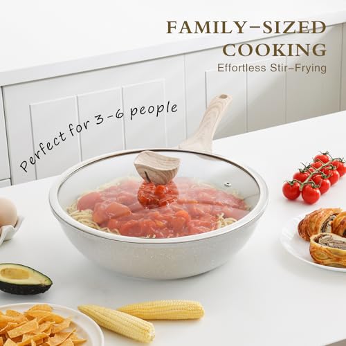 Ceramic Wok Pan (Gray)