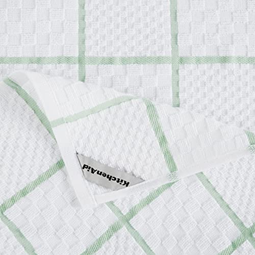 Quilted Cotton Terry Cloth Oven Mitt (Pistachio)