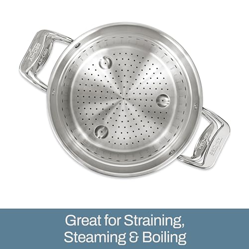 Simply Strain Stainless Steel 16 Qt Stock Pot with Strainer Insert (16-quart (Induction))