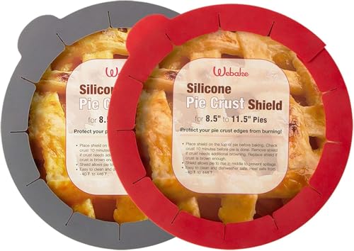 Pie Crust Protector Shield Adjustable Pie Crust Shield Fits 11.5