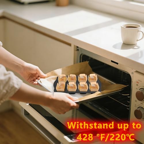200 Pcs Mini Loaf Pan Liners for Baking Bread Pans 3x2 in Parchment (3.15*2 inch)