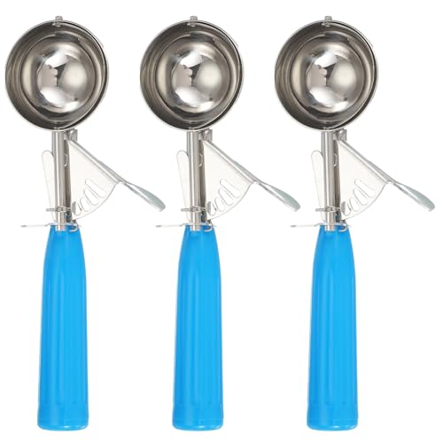 3 Pcs Cookie Scoops Ice Cream Scoop w