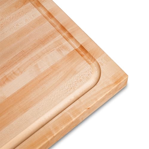 Hard Maple Wood Cutting Board for Kitchen (Hard Maple(1" Thick))