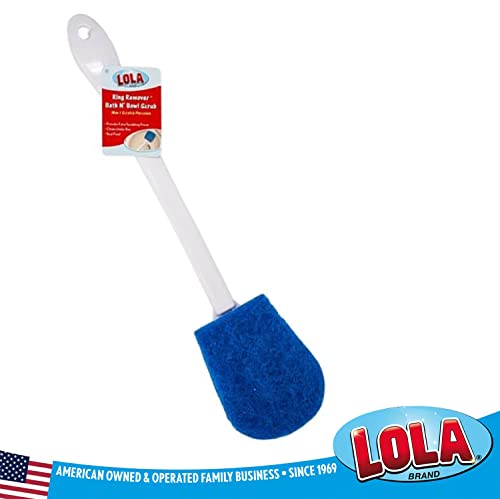 Bath & Toilet Bowl Scrubber Brush w (Bath & Toilet Scrubber Brush / 1 Count)