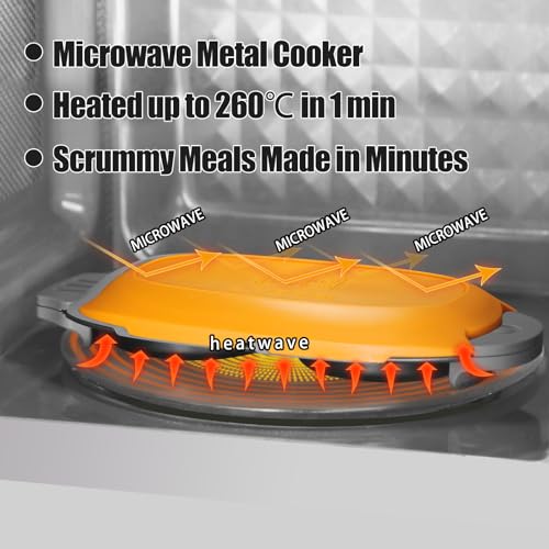Quick Heat Microwave Egg Cooker (Orange)