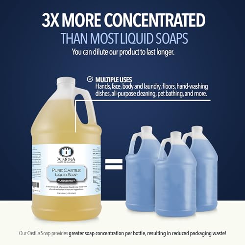Pure Castile Liquid Soap (128 Fl Oz)