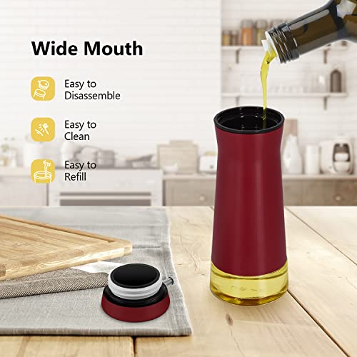 Red Oil And Vinegar Dispenser Set (Red)