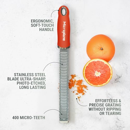 Premium Classic Zester Grater in Sunset Orange (Sunset Orange)